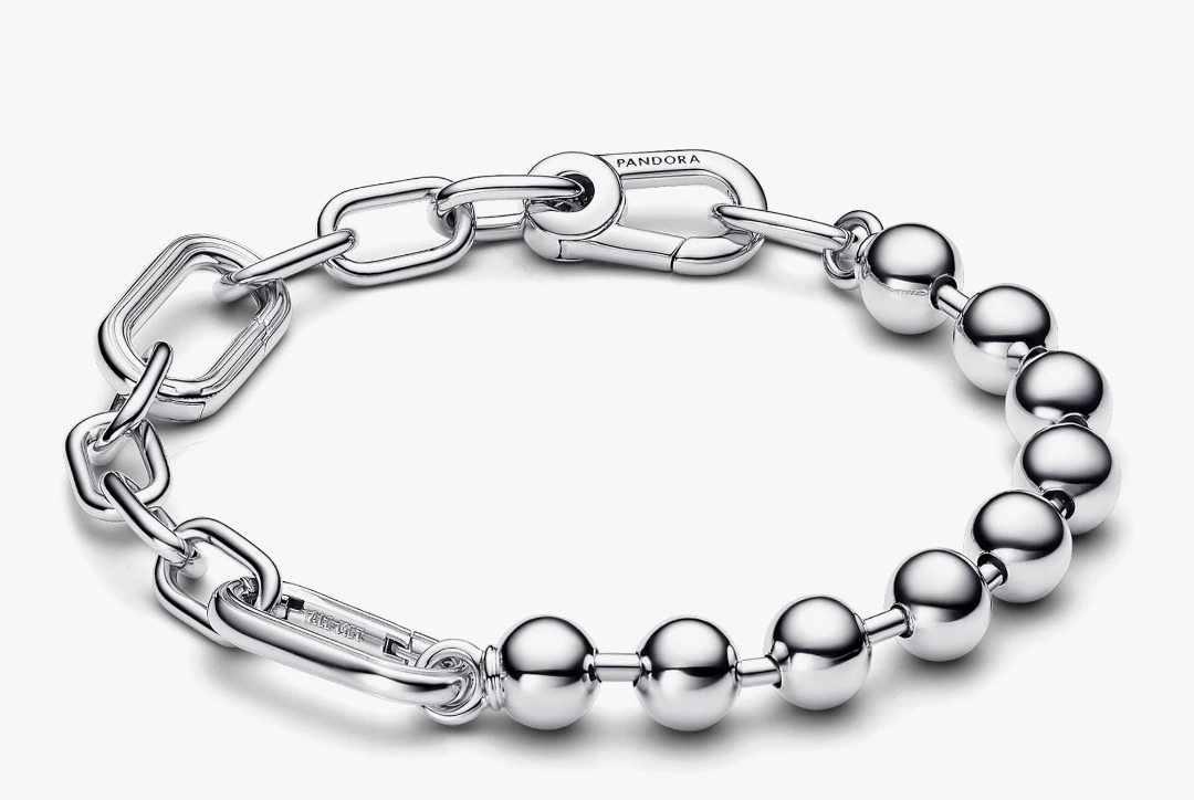 Pulsera Cuentas y Eslabones