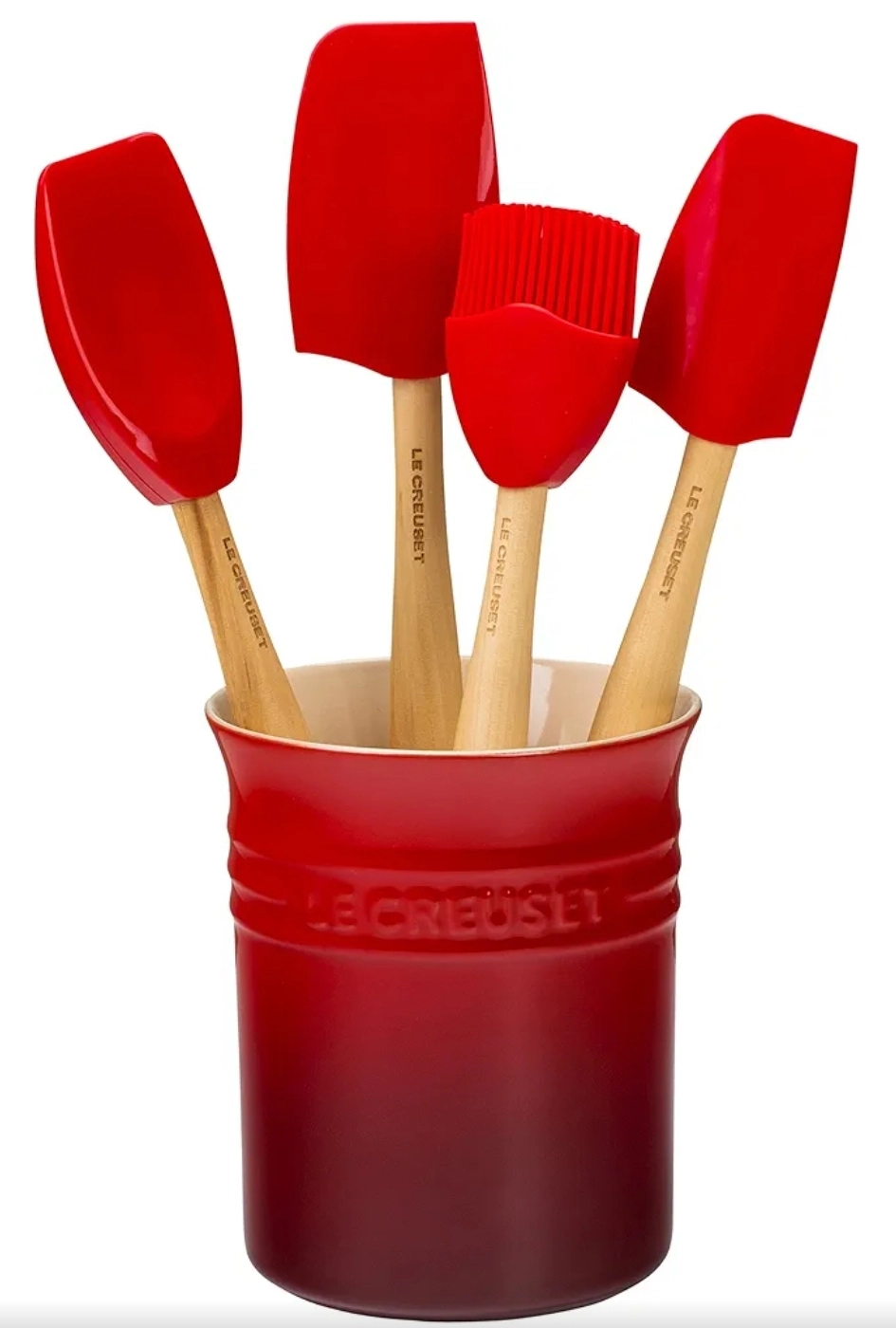 Set espátulas con bote de Gres