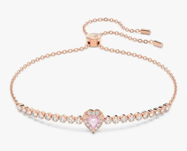 Pulsera One corazón rosa